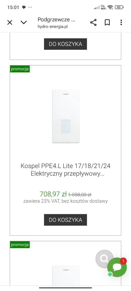 Kospel PPE4.L Lite oferta Kospel PPE4.L Lite widoczny jako propozycja dla klientki