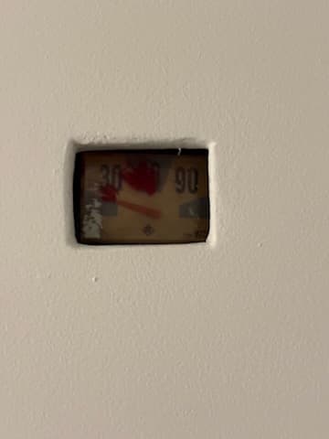 Termometr wewnętrzny Termometr pokazujący temperaturę wewnętrzną