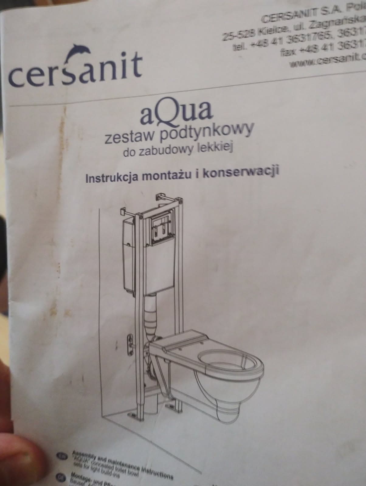 Instrukcja Cersanit Aqua Instrukcja montażu zestawu podtynkowego Cersanit Aqua
