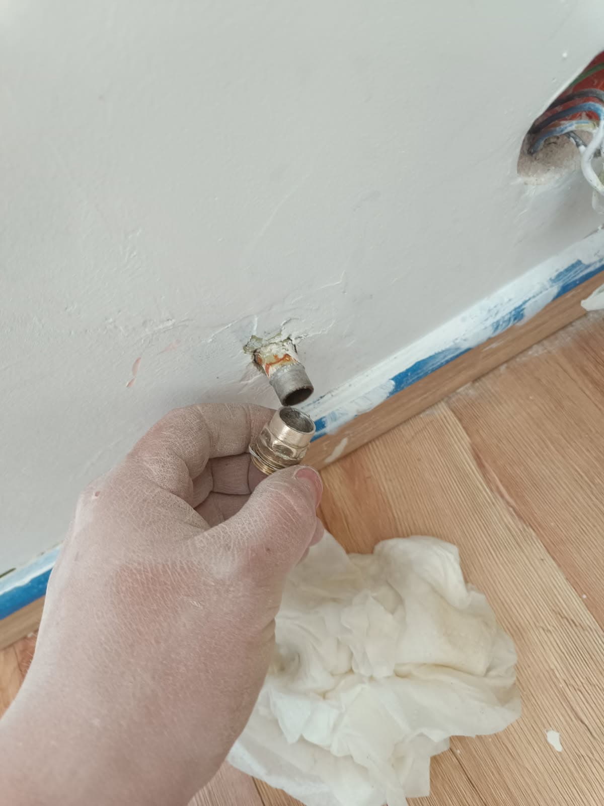 Naprawa cieknącego połączenia miedzianego w Gdyni – realizacja