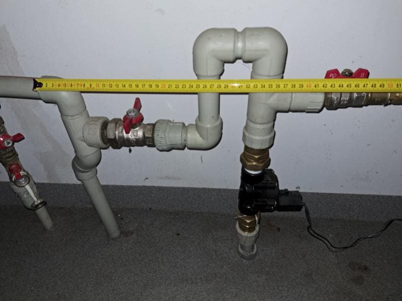 System rur sklejanych System rur sklejanych użytych w instalacji wodnej