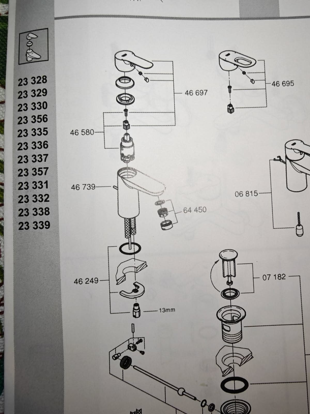Schemat montażu baterii Schemat montażowy baterii użytej podczas naprawy